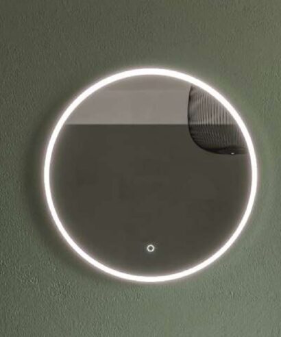 Four seasons round Specchiera con luce integrata